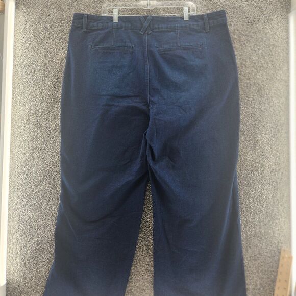 Terra & Sky 20W Dark Wash NWT High Rise Denim Jeans - Picture 8 of 11